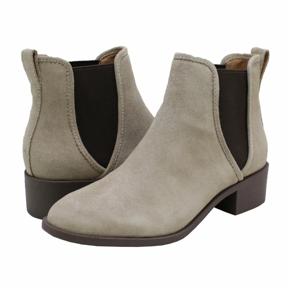 Steve Madden Darbie Suede Boots Size Taupe Dares 6.5 - Picture 1 of 11
